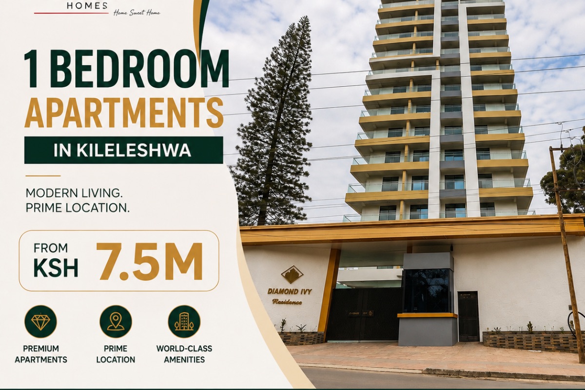 1-Bedroom Apartments for Sale in Kileleshwa from KSh 7.5M