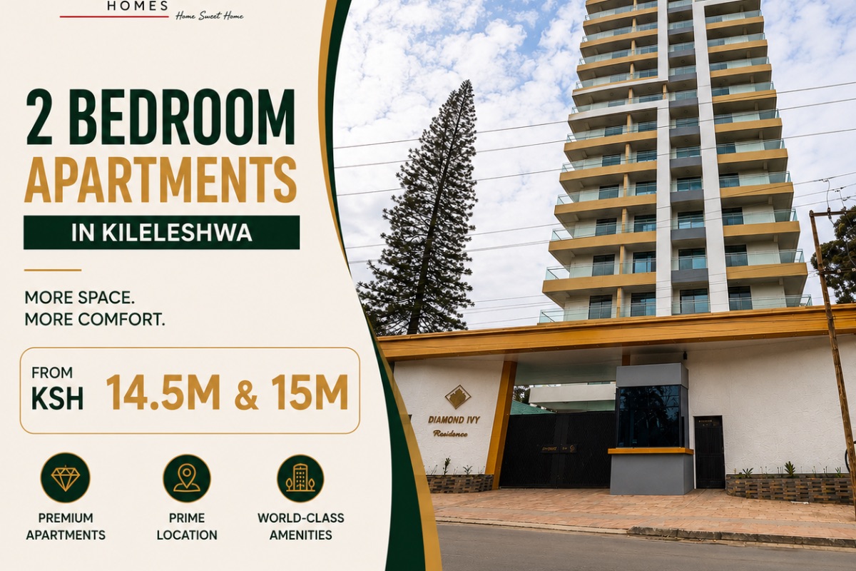 2-Bedroom Apartment for Sale in Kileleshwa from @Ksh. 14.5M