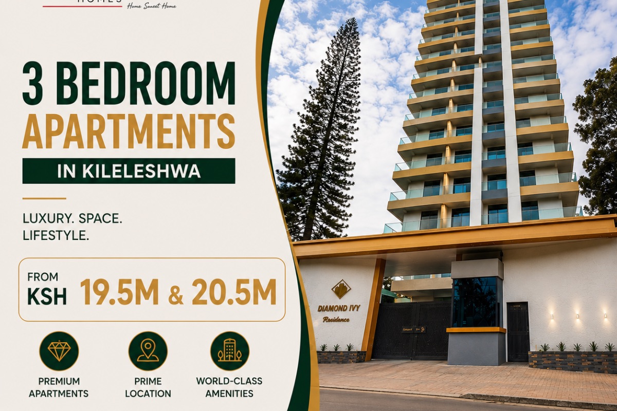 3-Bedroom Apartment for Sale in Kileleshwa from KSh 19.5M