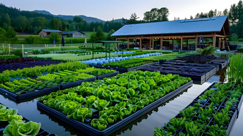 Community supported agriculture farm shared tools and rainwater collection