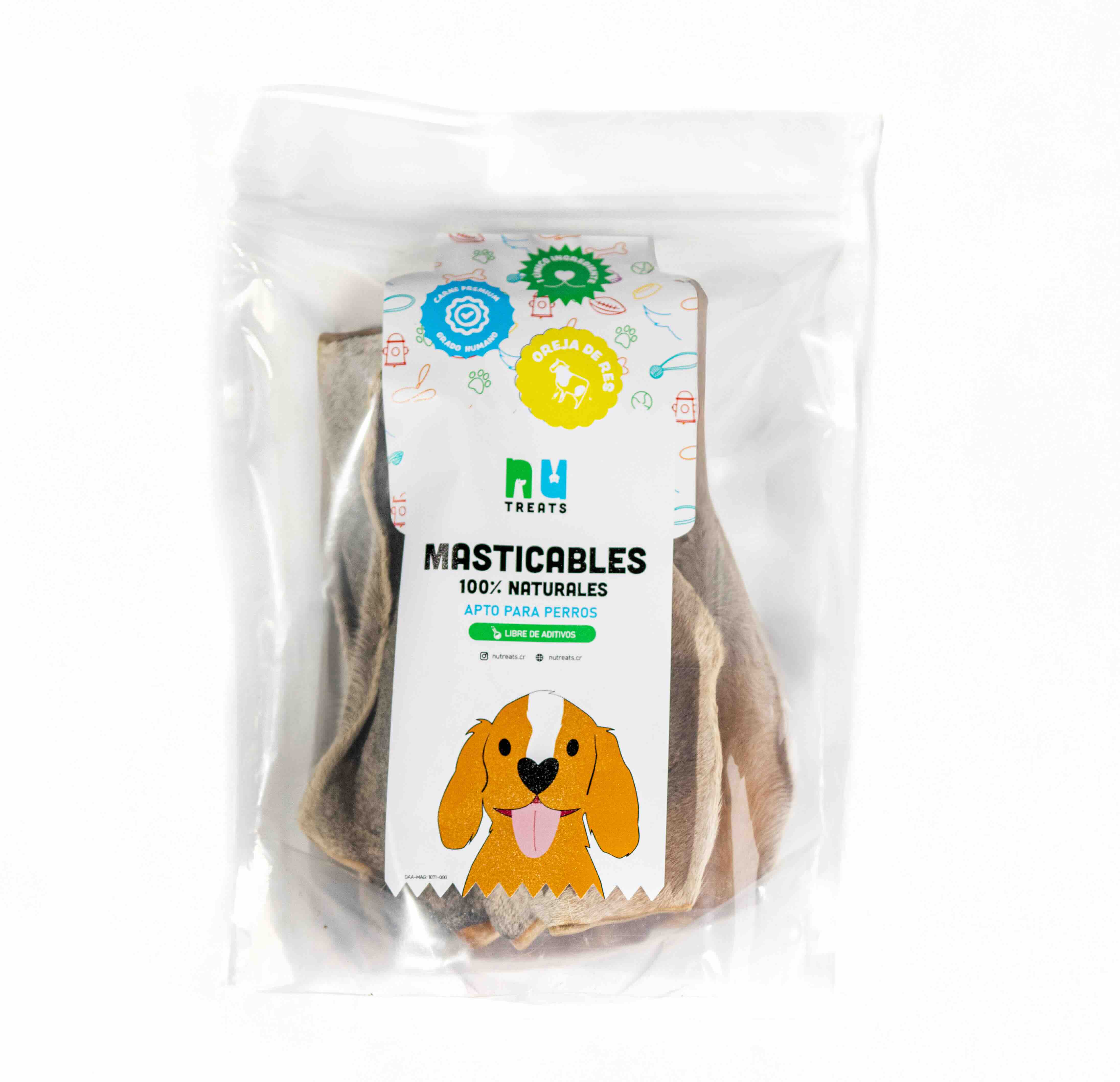Masticables - Oreja de Res con pelo