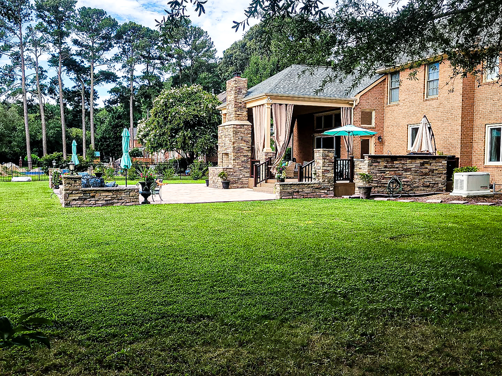 Outdoor Restorations fire feature installation