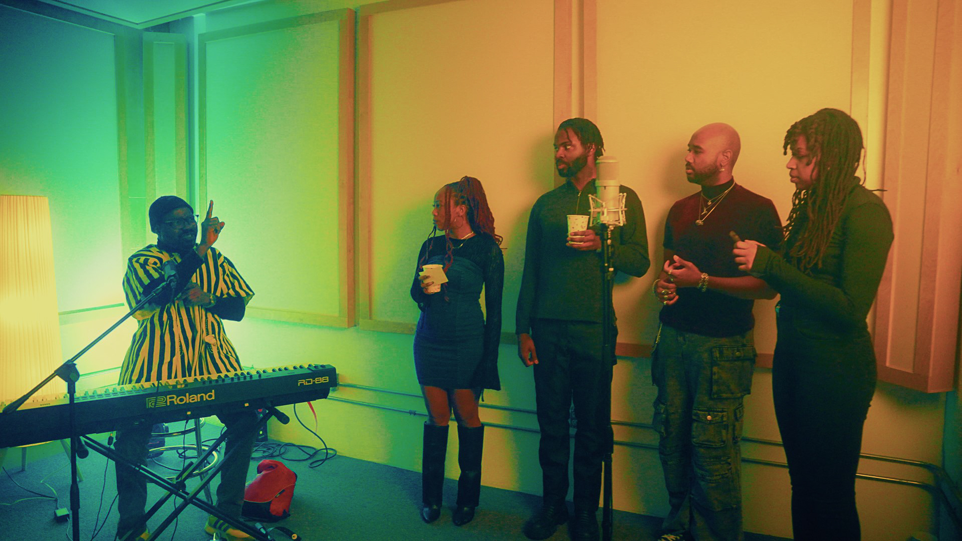 Music video performance still