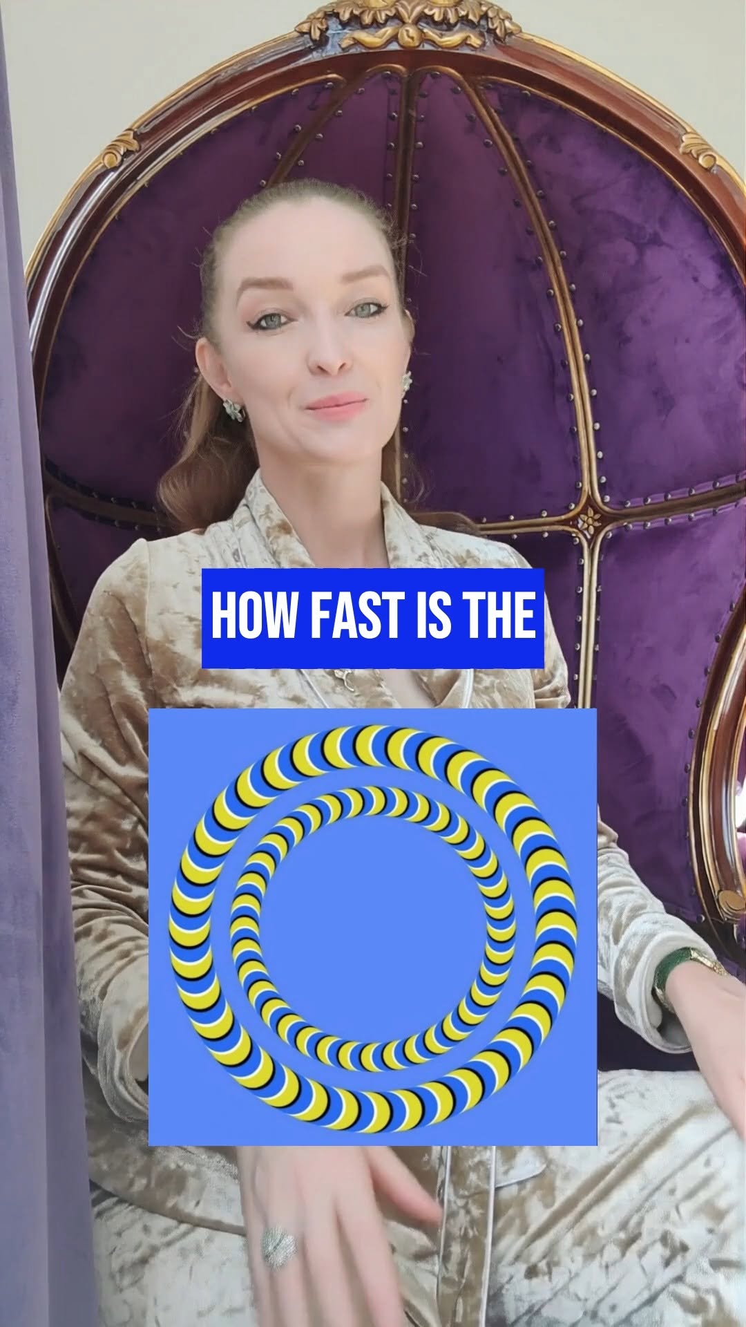 HOW FAST IS THE PICTURE SPINNING?