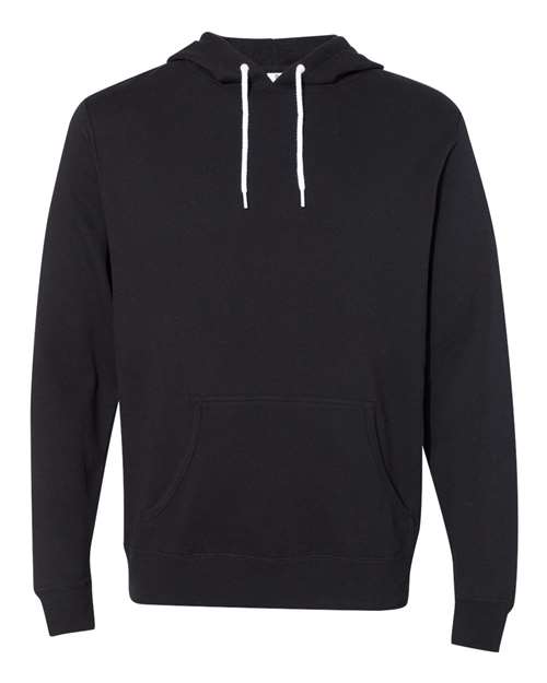 Unisex Lightweight Hooded Sweatshirt in Black — Independent Trading Co.