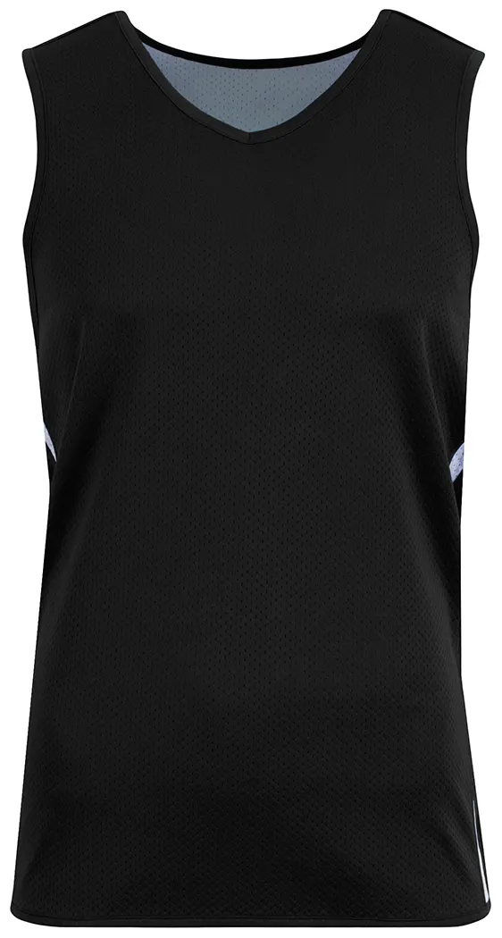 A4 Wave Single-Ply Reversible Jersey in BLACK/WHITE — A4