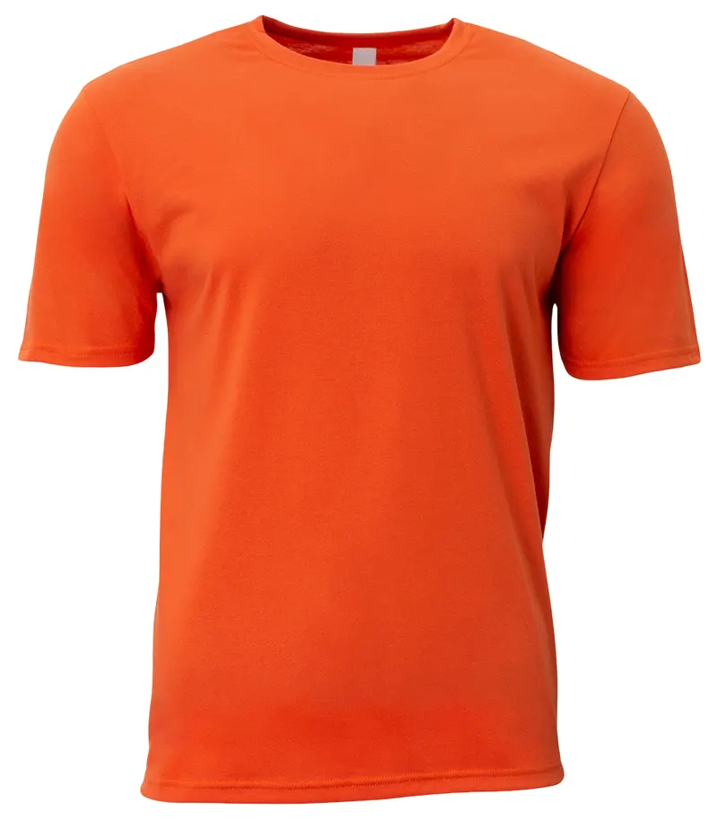 A4 Softek Short Sleeve Tee in ATHLETIC ORANGE — A4