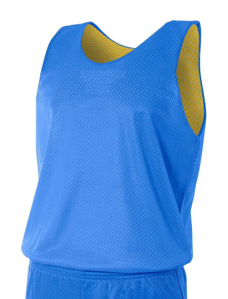 A4 Reversible Mesh Tank in ROYAL/GOLD — A4