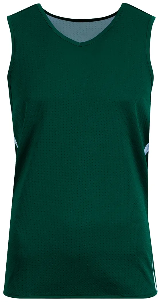 A4 Wave Single-Ply Reversible Jersey in FOREST/WHITE — A4