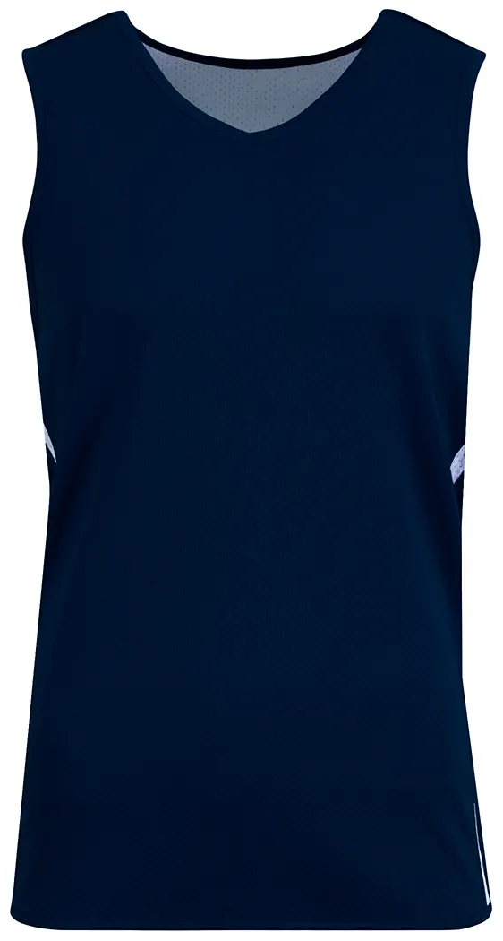 A4 Wave Single-Ply Reversible Jersey in NAVY/WHITE — A4