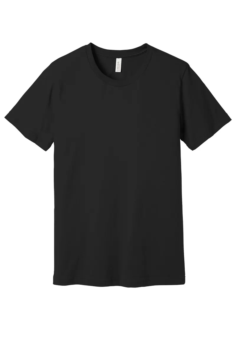 BELLA+CANVAS ® Unisex Jersey Short Sleeve Tee. BC3001 in Black — Bella + Canvas