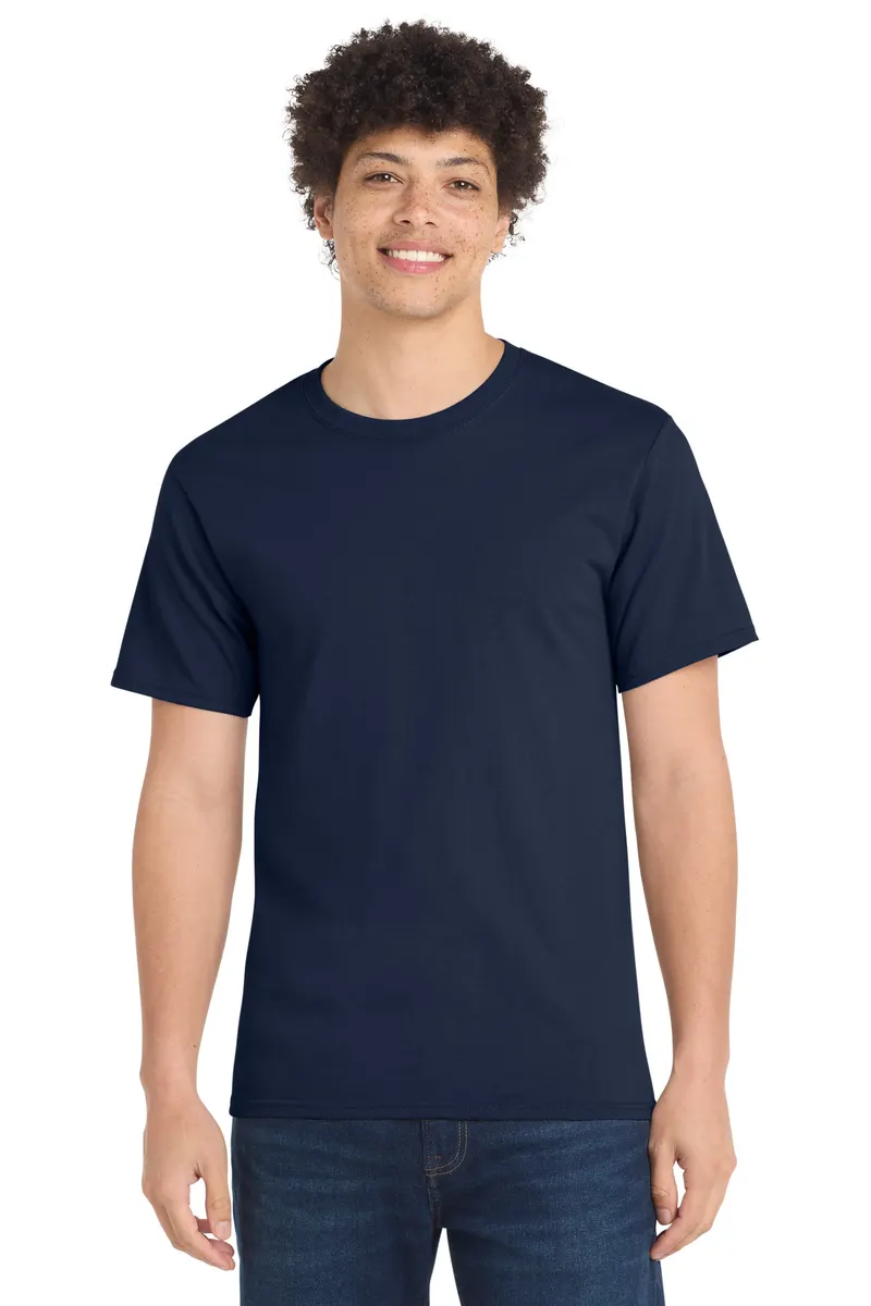 Port & Co Essential Tee. PC61 in Navy — Port & Co