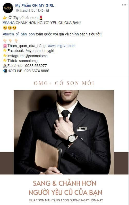 Những STT bán mỹ phẩm hay thu hút khách hàng Gallery 1