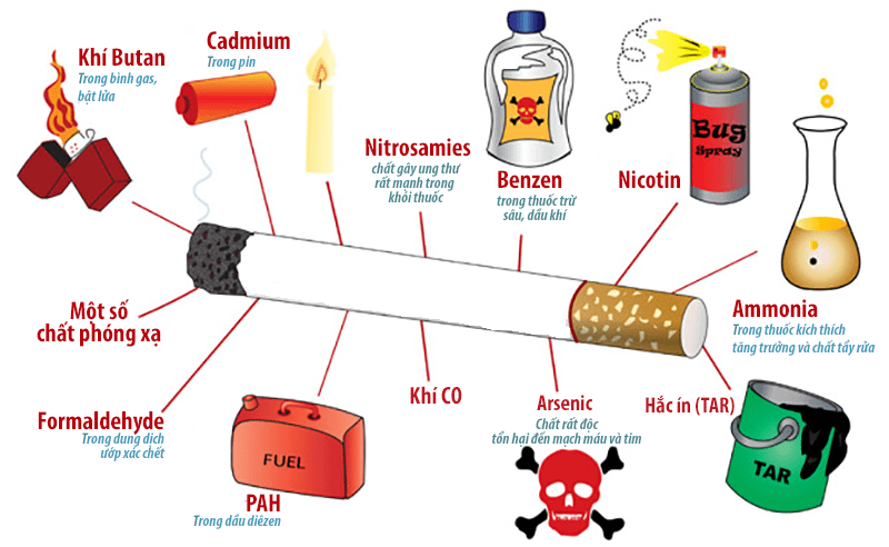1 Điếu Thuốc Lá Chứa Bao Nhiêu Nicotine?