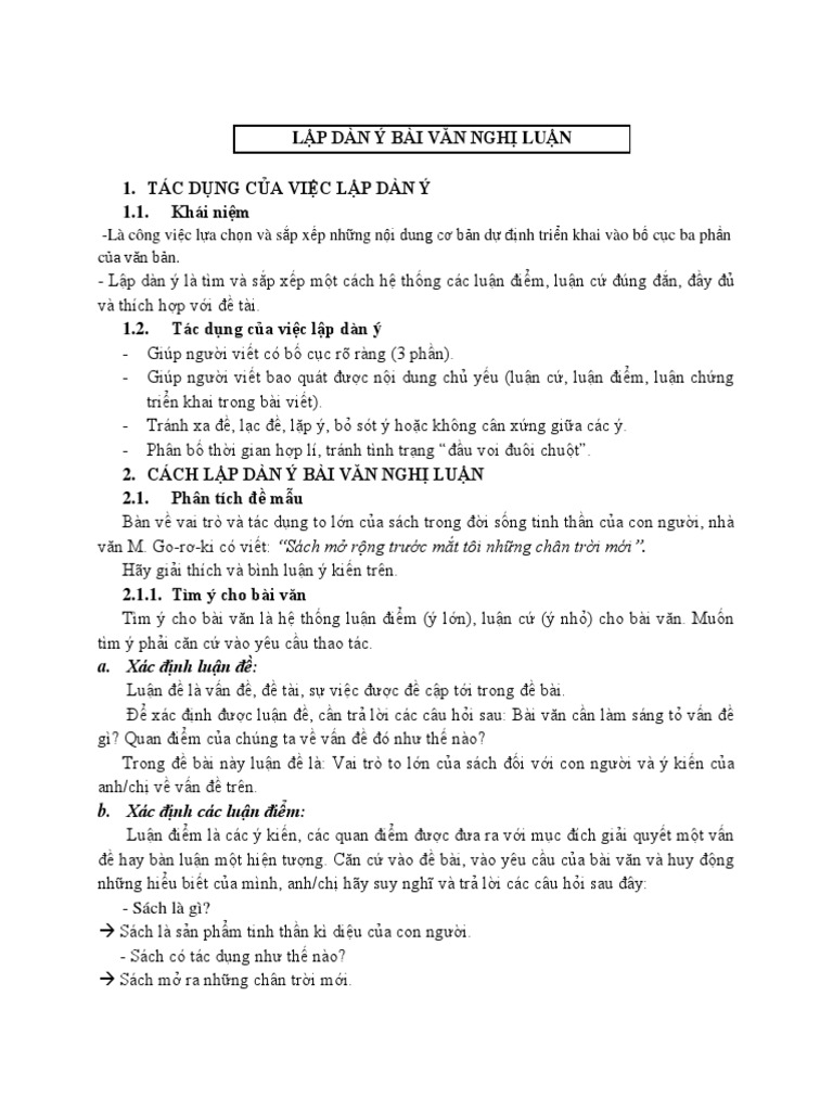 Cách làm bài văn nghị luận hiệu quả Gallery 1