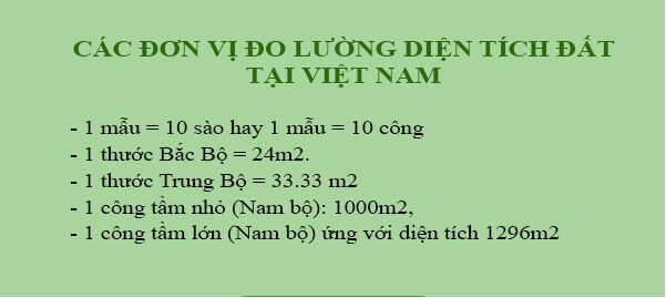 1 Sào Là Bao Nhiêu Mét?