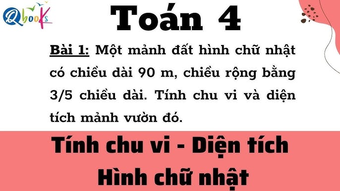 Các dạng toán tính chu vi, diện tích lớp 4 có lời giải Gallery 1