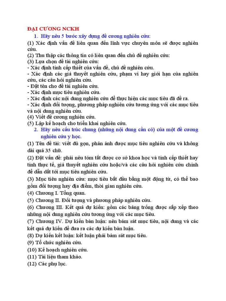 Cách Làm Đề Cương: Hướng Dẫn Chi Tiết Từ A Đến Z Gallery 1