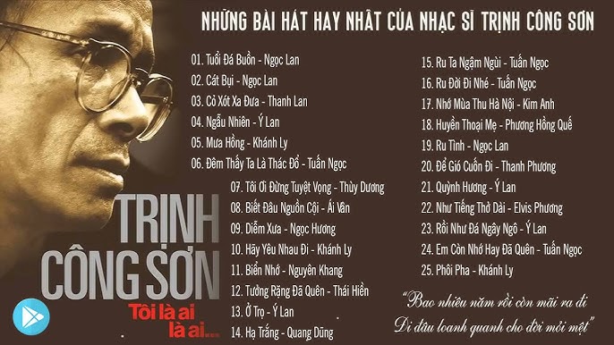 10 Bài Hát Hay Nhất Của Trịnh Công Sơn