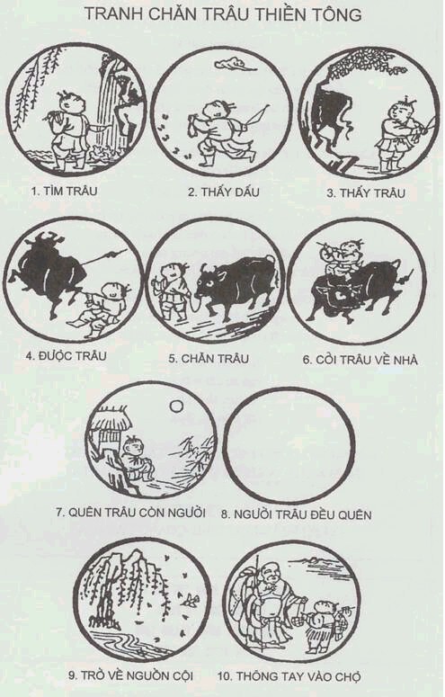 10 Bức Tranh Chăn Trâu Tuyệt Đẹp