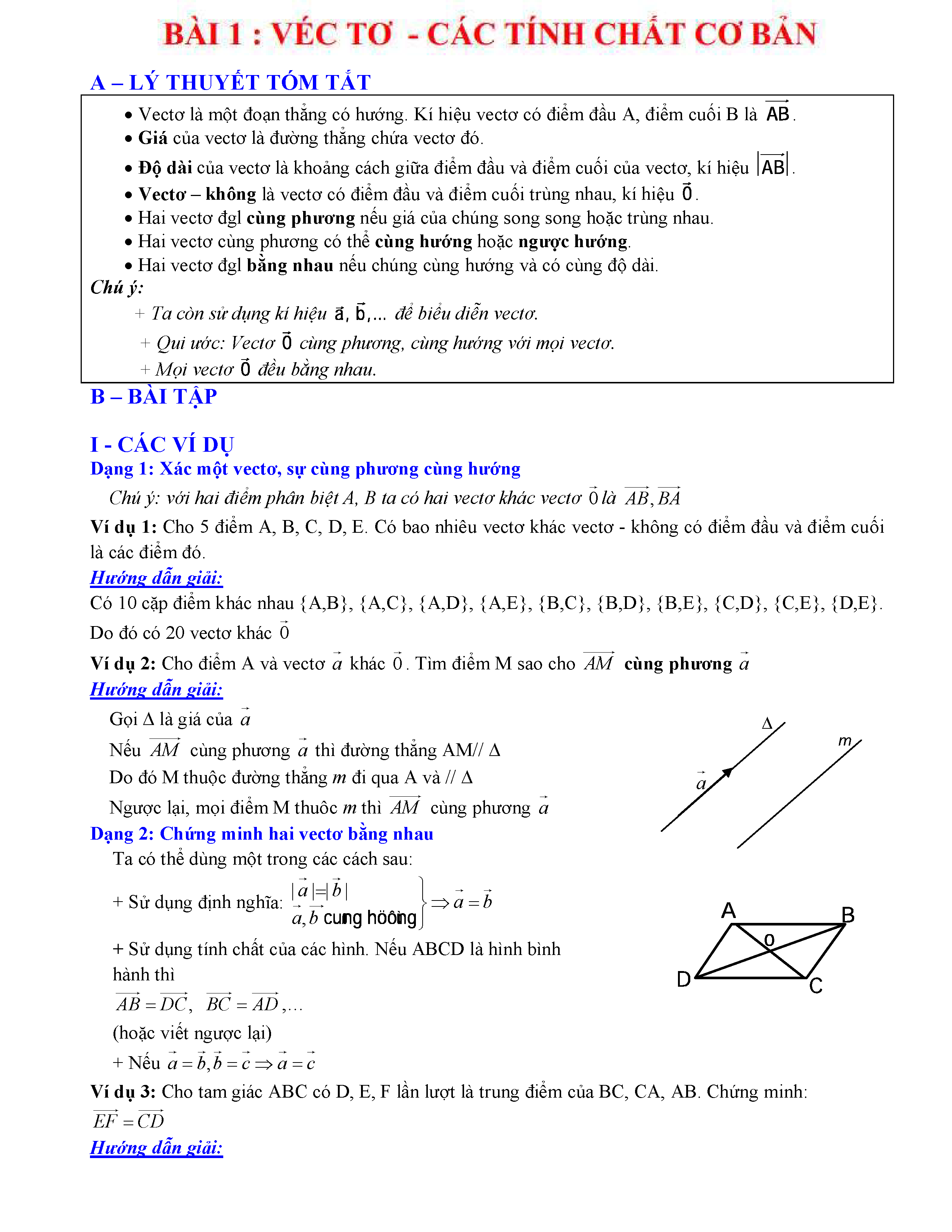 10 Công Thức Vecto Quan Trọng Gallery 2