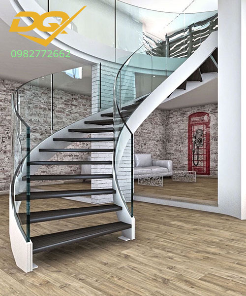 10 Mẫu Cầu Thang Xoắn Ốc Tuyệt Đẹp Gallery 2