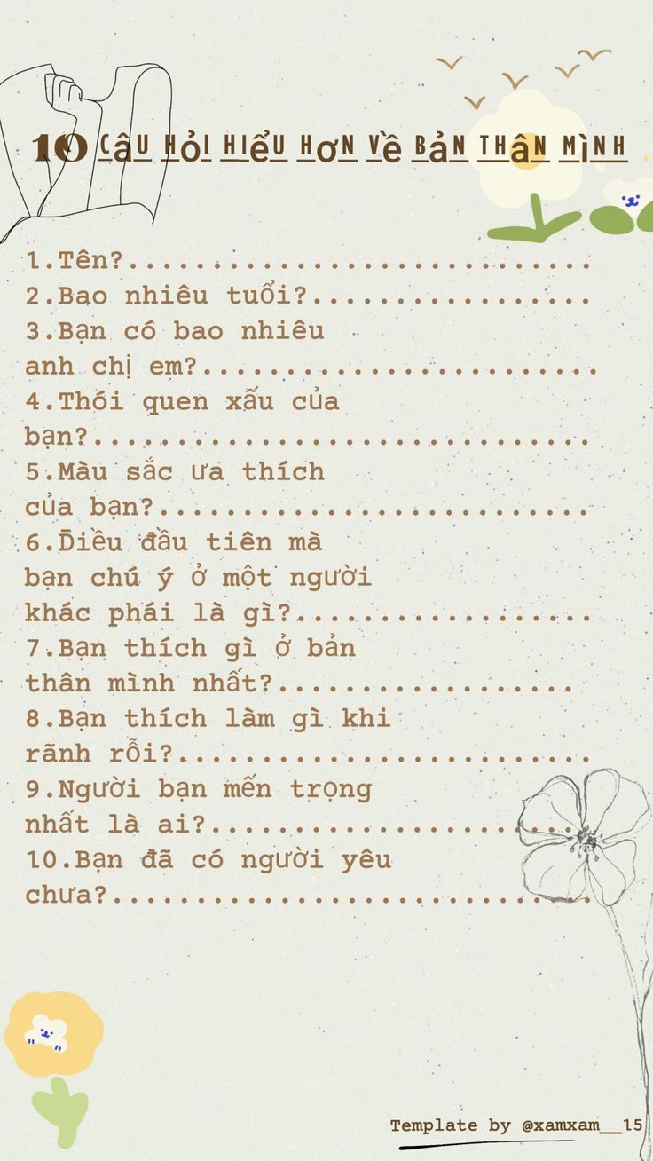 1000 Câu Hỏi Về Bản Thân: Khám Phá Chính Mình