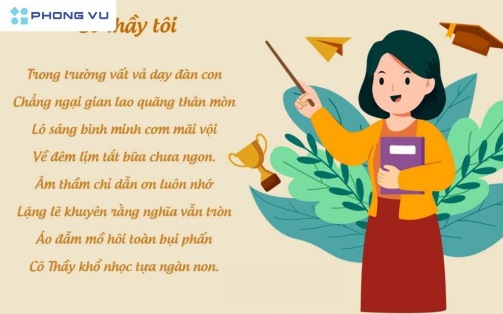 1001 Bài Thơ Về Thầy Cô