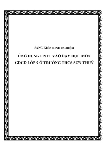 Sáng kiến kinh nghiệm môn GDCD THCS: Phương pháp giảng dạy hiệu quả và hấp dẫn Gallery 2
