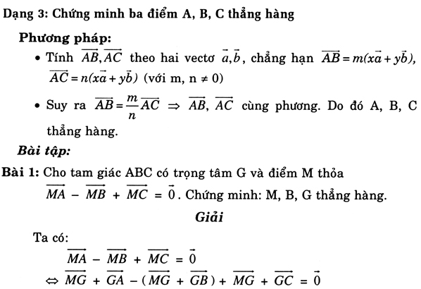 3 Vecto Thẳng Hàng Gallery 2