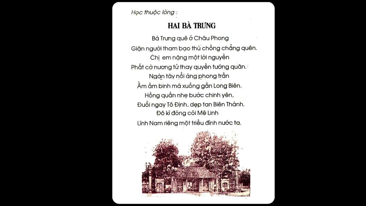 4 Câu Thơ Của Hai Bà Trưng Gallery 2