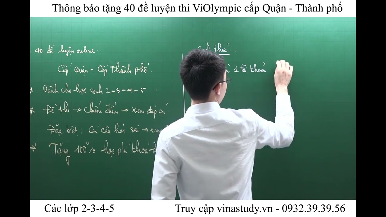 40 Đề Luyện Thi Violympic Toán Lớp 2
