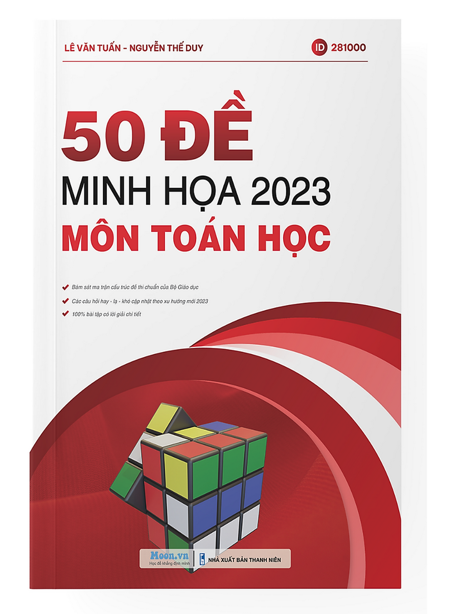 50 Đề Minh Họa 2023 Môn Toán PDF