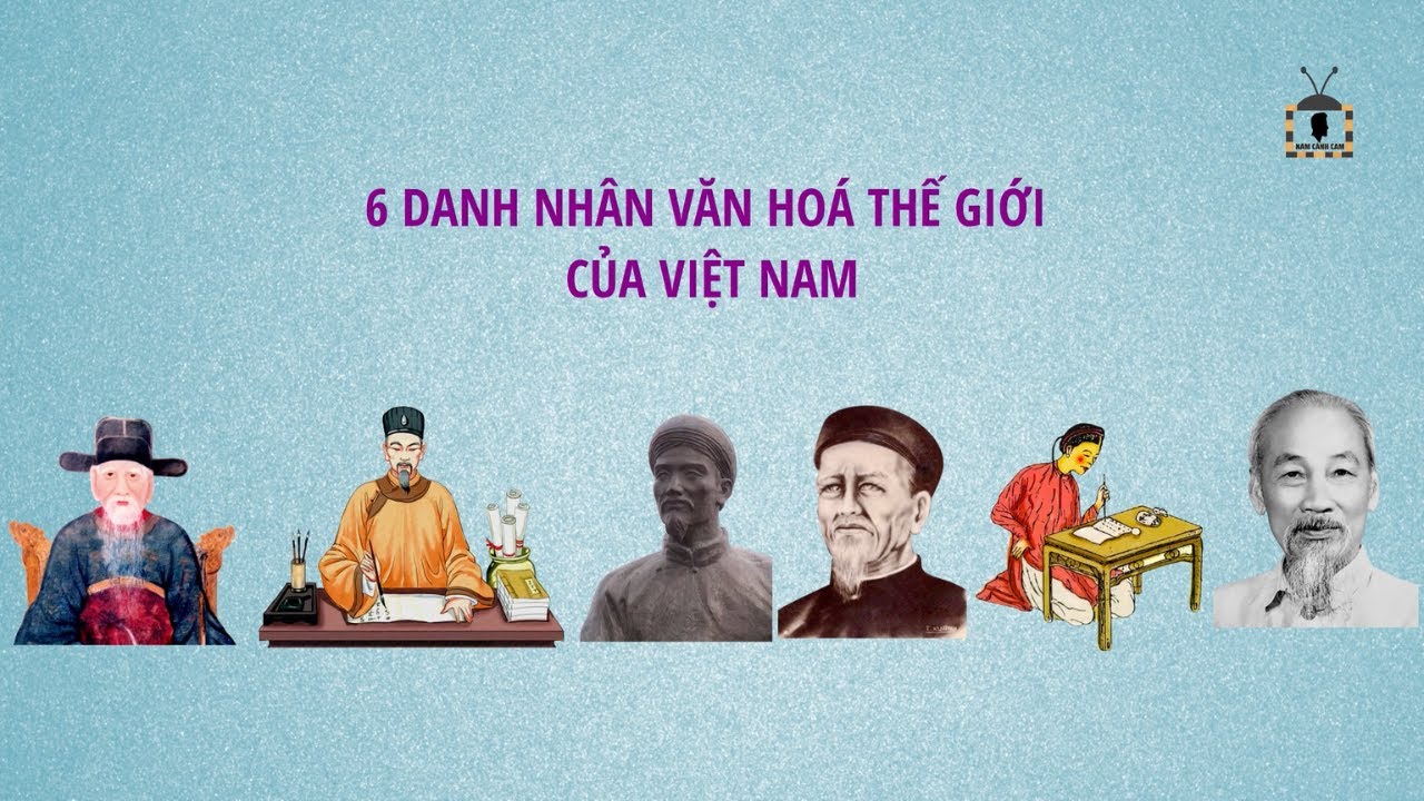 6 Danh Nhân Văn Hóa Thế Giới Của Việt Nam