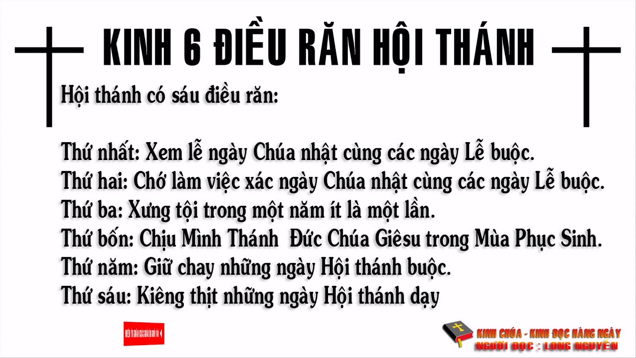 6 Điều Răn Hội Thánh