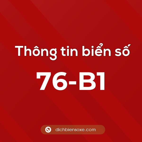 76 B1 Là Ở Đâu?