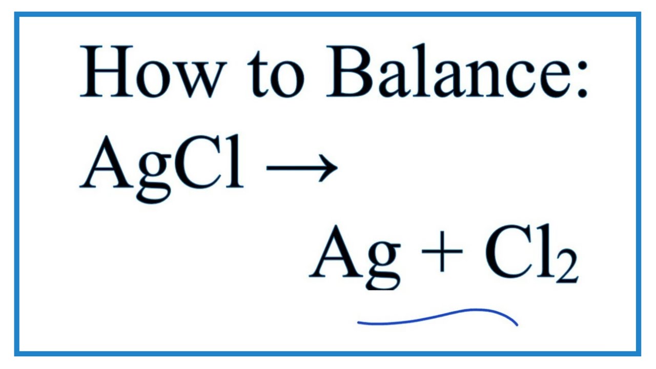 Phản ứng giữa Ag và Cl2