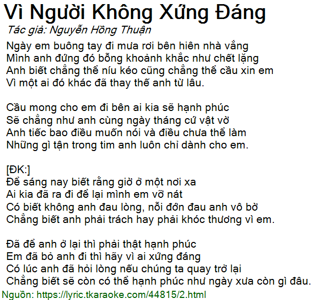 Ai kia đã ra đi để lại mình em vỡ nát