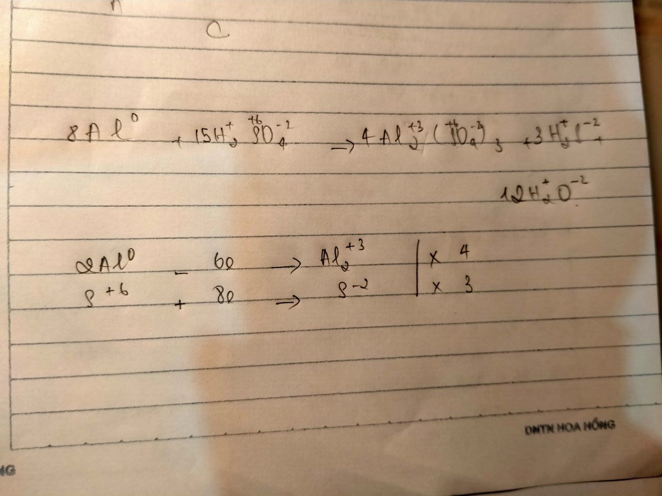 Al + H2SO4 đặc ra H2S?