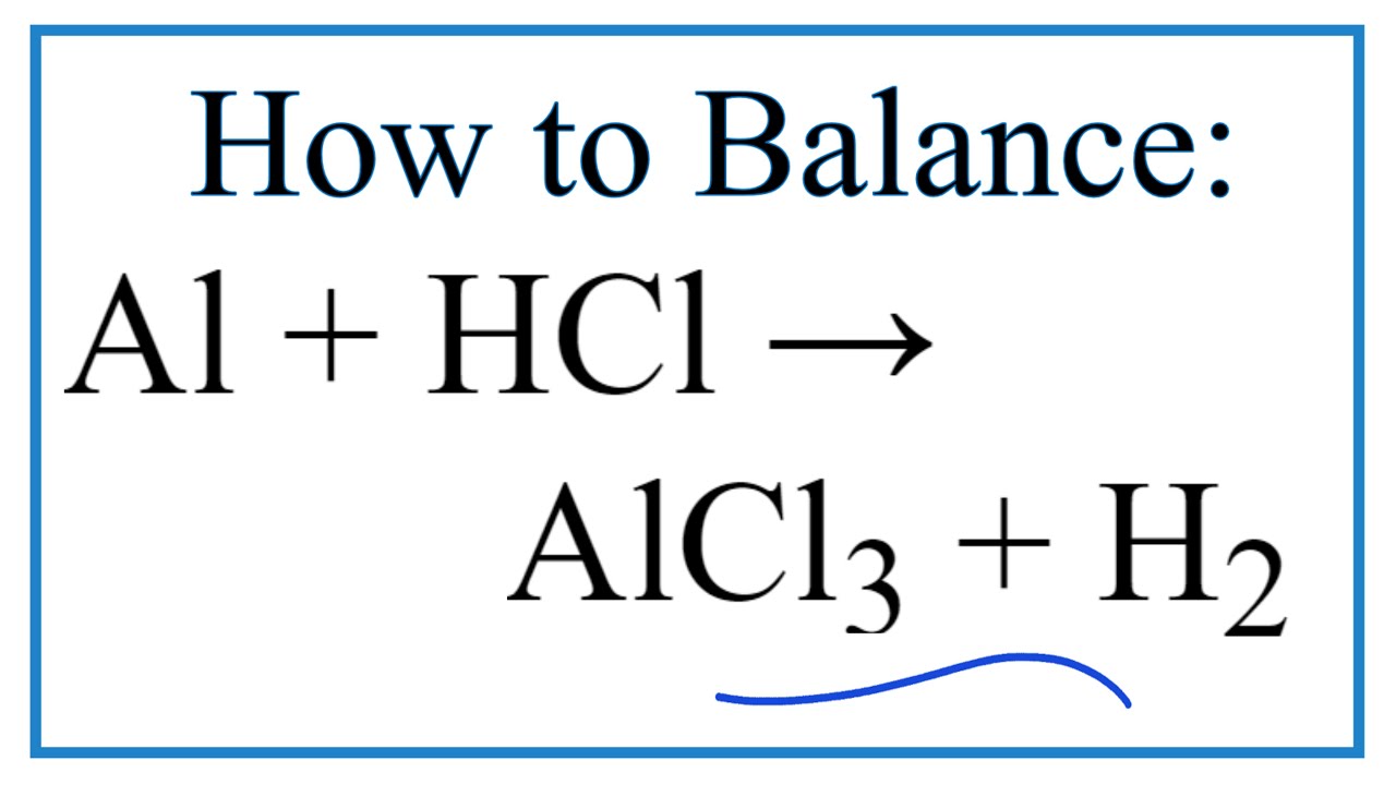 Phản ứng Al + HCl