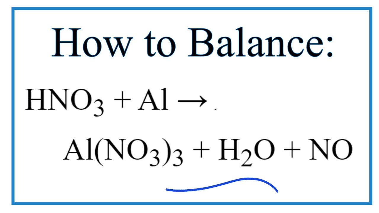 Al + HNO3 ra NO