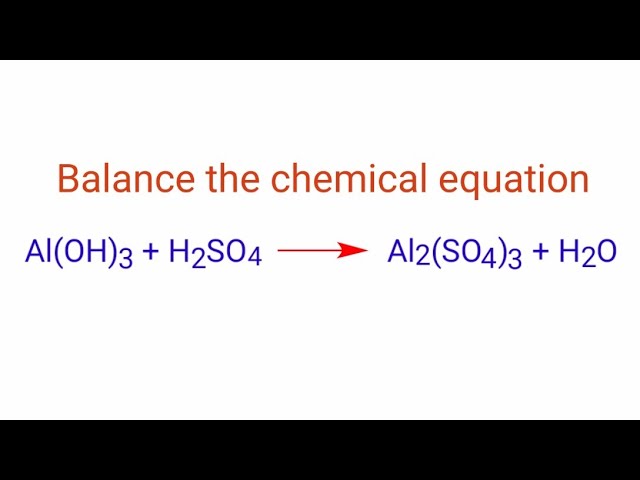 Phản ứng chuyển hóa Al(OH)3 thành Al2(SO4)3