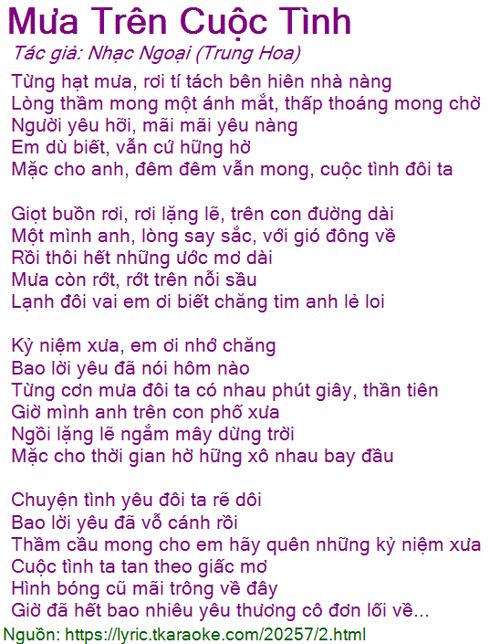 Từng Giọt Mưa Rơi Tí Tách Bên Hiên Nhà Nàng Gallery 1