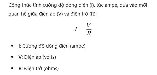 Trong hệ SI đơn vị của cường độ dòng điện là gì? Gallery 1