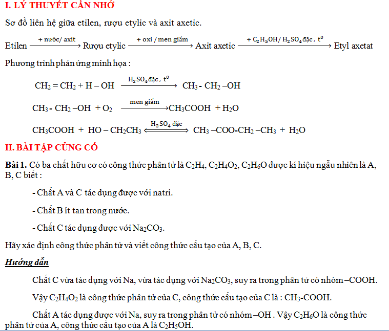Điều chế Etilen từ Ancol Etylic
