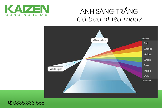 Ánh sáng trắng có bao nhiêu màu?