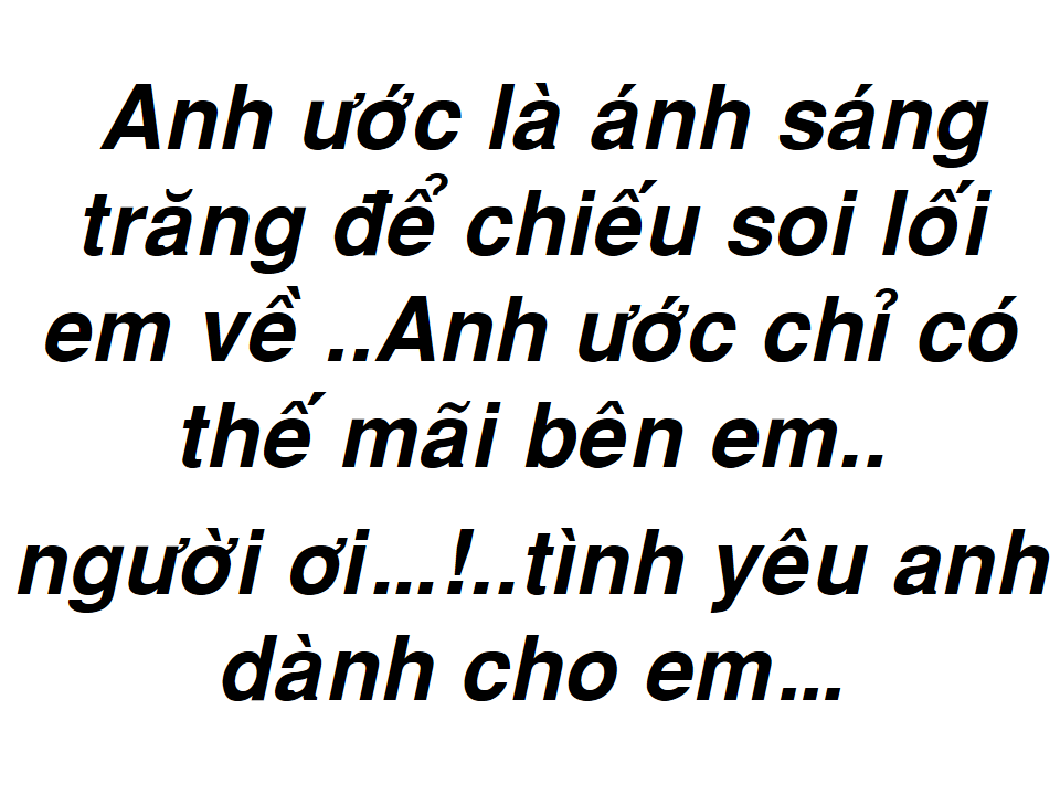 Anh ước là ánh trăng để soi lối em về
