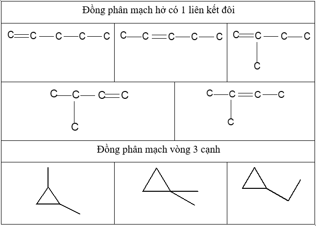 Đồng phân cấu tạo của C5H10 Gallery 1