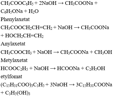 Phản ứng giữa Anlyl Fomat và NaOH