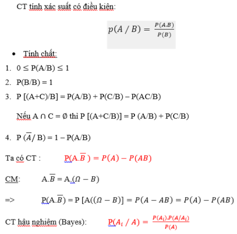 Công thức tính xác suất của biến cố A Gallery 2